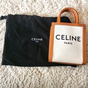 Authentic Celine MINI VERTICAL CABAS CELINE